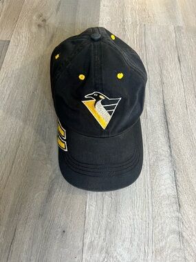 Pittsburgh Penguins NHL Center Ice Vintage Logo Hat
